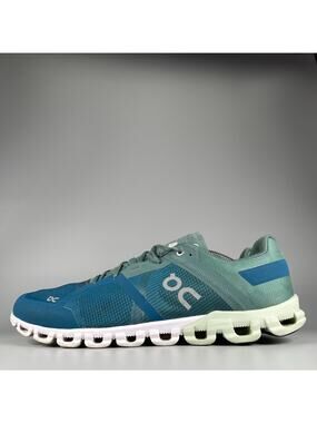 On Cloudflow 3.0 Men's Size 13 Green Blue Running Sneakers Athletic Shoes Casual